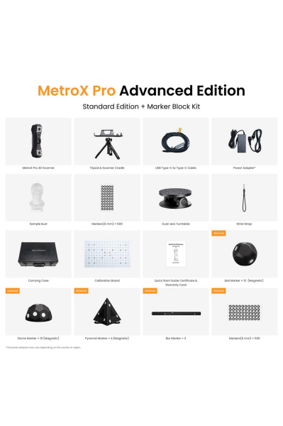 Revopoint MetroX Pro Advanced Edition 3D Tarayıcı