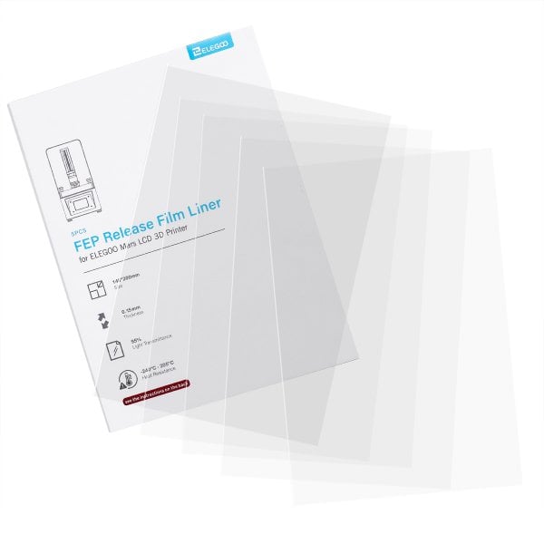 Elegoo Mars 2 Pro FEP Film - 5 ADET