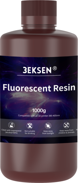 3EKSEN Fluorescent Resin Kırmızı