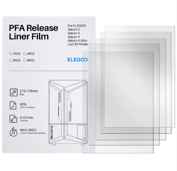 ELEGOO Saturn 4/4 Ultra PFA Film - 5 ADET