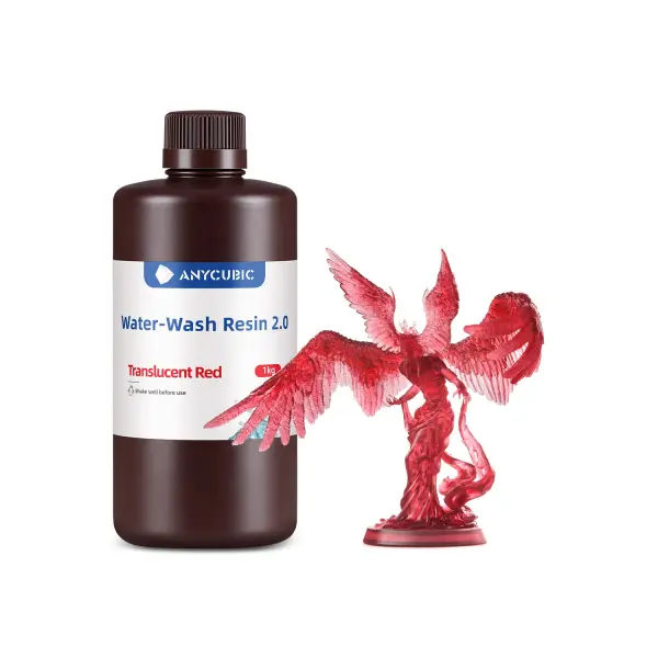 Anycubic Water-Wash Resin 2.0 - 20ADET Smoky Black