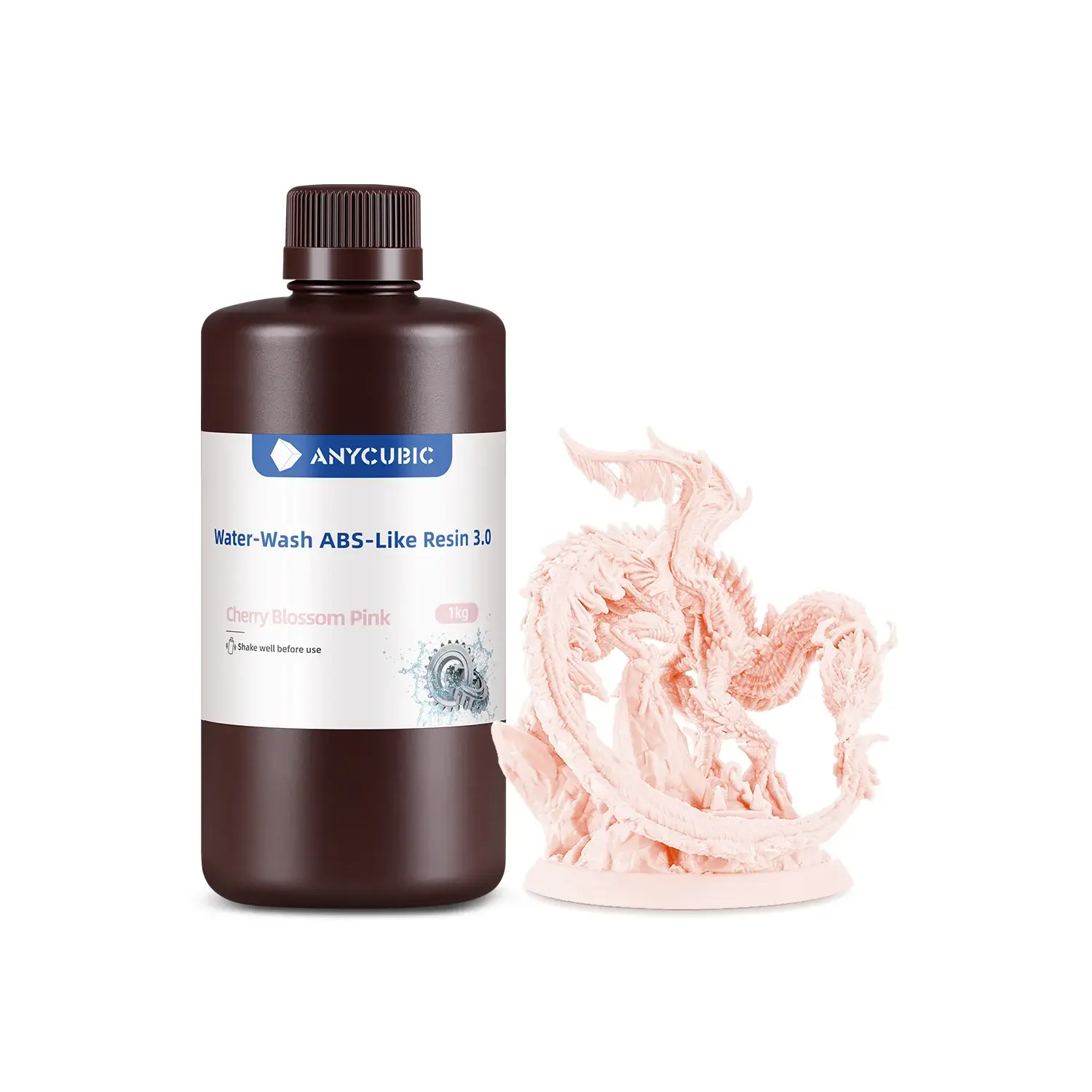 Anycubic Water-Wash ABS-Like Resin 3.0-Pembe - 20 ADET