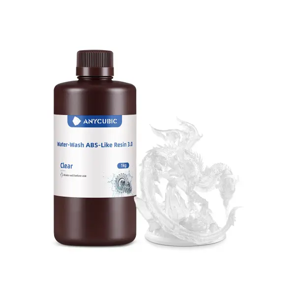 Anycubic Water-Wash ABS-Like Resin 3.0 Şeffaf-1KG-20ADET