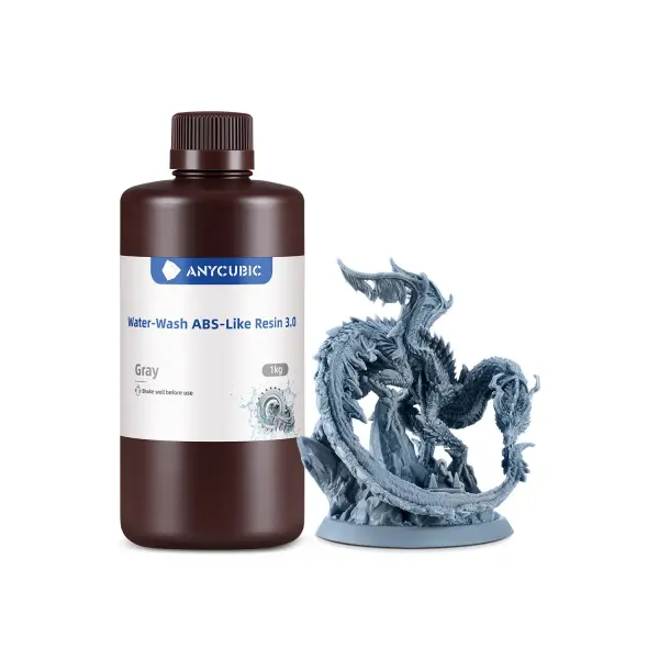 Anycubic Water-Wash ABS-Like Resin 3.0 Gri-1KG-20ADET