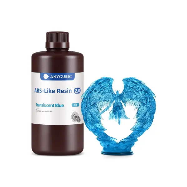 Anycubic ABS Like Resin 2.0-20ADET Şeffaf Mavi