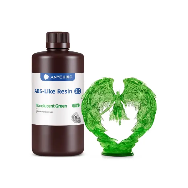 Anycubic ABS Like Resin 2.0-20ADET Şeffaf Yeşil